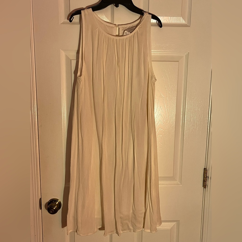 LOFT Sleeveless Swing Dress